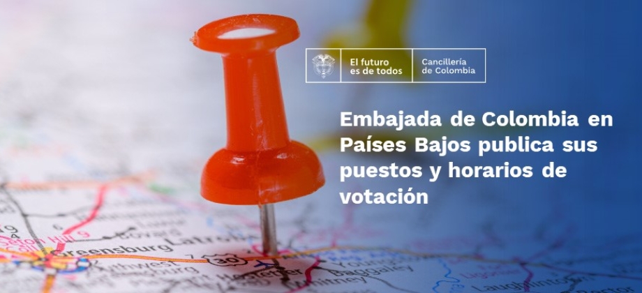 Embajada de Colombia en Países Bajos publica sus puestos y horarios 