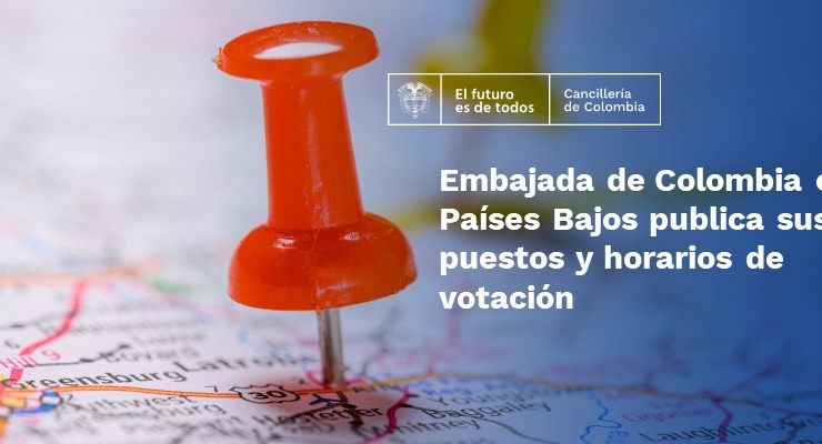 Embajada de Colombia en Países Bajos publica sus puestos y horarios 