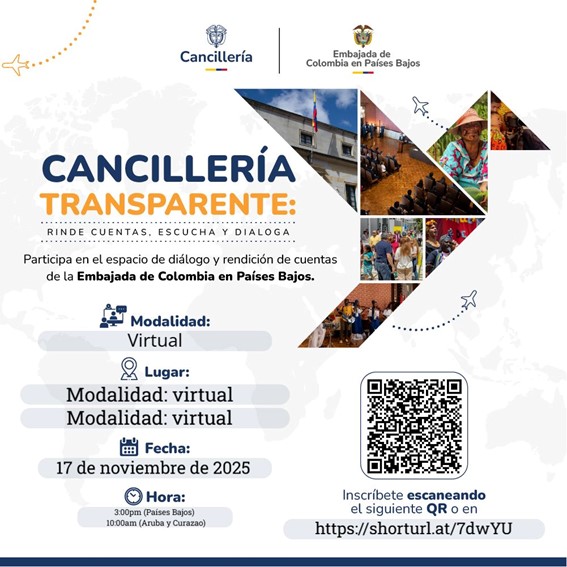 La Embajada de Colombia en Países Bajos presenta informe de rendición de cuentas del periodo: septiembre de 2024 