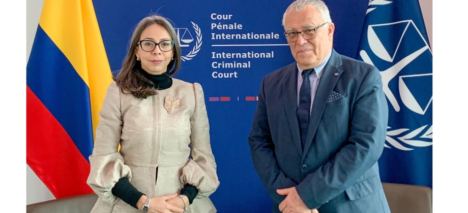 Embajadora de Colombia en Países Bajos, Carolina Olarte, visitó a las principales autoridades de la CPI