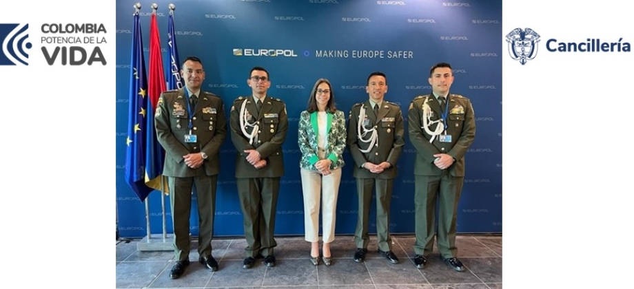 Embajadora ante el Reino de los Países Bajos dialogó con la Directora Ejecutiva de Europol sobre la importancia de la cooperación policial entre la Unión Europea y Colombia