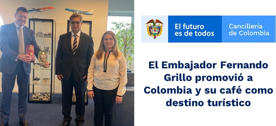 El Embajador Fernando Grillo promovió a Colombia y su café como destino 
