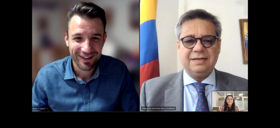 Embajador de Colombia en Países Bajos explora opciones de internacionalización con la Universidad de Radboud