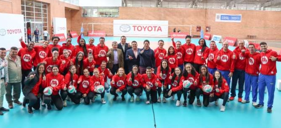 La Embajada de Colombia en Países Bajos invita a apoyar a la Selección Nacional Femenina de Voleibol que participará por primera vez en el Mundial que se disputará en septiembre en Países Bajos y Polonia