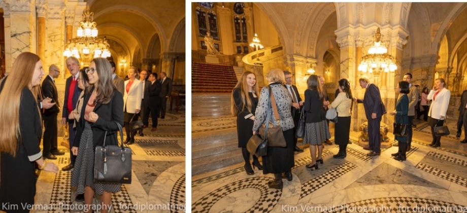 Embajadora de Colombia participó en la recepción ofrecida por Corte Permanente de Arbitraje, la Corte Internacional de Justicia, la Academia de La Haya y Diplomat Magazine