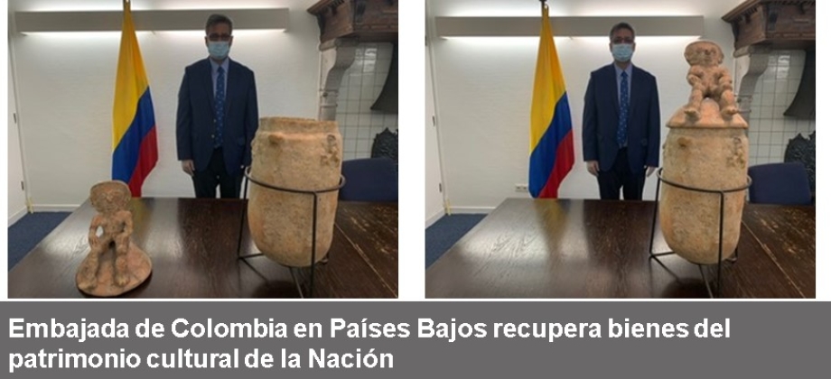 Embajada de Colombia en Países Bajos recupera bienes del patrimonio cultural 