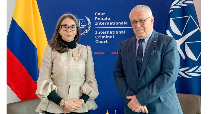 Embajadora de Colombia en Países Bajos, Carolina Olarte, visitó a las principales autoridades de la CPI