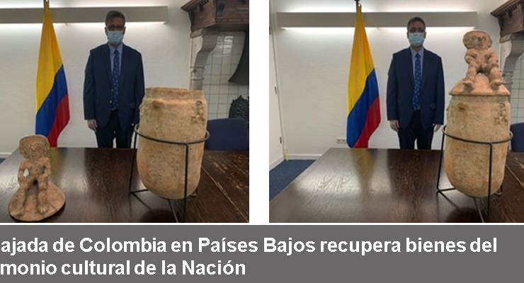 Embajada de Colombia en Países Bajos recupera bienes del patrimonio cultural 