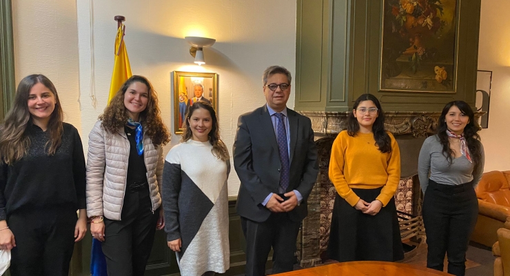 Meeting of the Embassy of Colombia with Laura Rincón, Communications Advisor of The Hague Academy of Local Governance