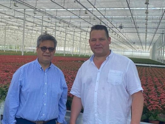 Embajador de Colombia en Países Bajos se reunió con el Gerente de Importación de reconocida empresa holandesa especializada en el suministro de flores